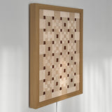 Kudos Wooden Relief Wall Lamp - Medium