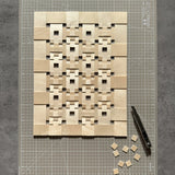 Kudos Wooden Relief Wall Lamp - Medium