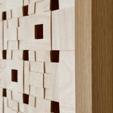 Kudos Wooden Relief Wall Lamps - Set of 3 Pieces