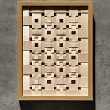 Kudos Wooden Relief Wall Lamp - Medium