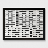 Interwoven Rhythms I. - Relief with Mirror Inserts