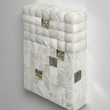 Mother-of-Pearl Relief II. - 24K White Gold