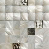Mother-of-Pearl Relief II. - 24K White Gold