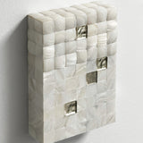Mother-of-Pearl Relief II. - 24K White Gold