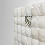 Mother-of-Pearl Relief II. - 24K White Gold